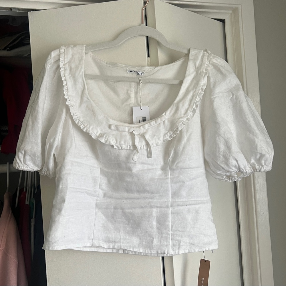 [Reformation] Greta Linen Top size10
